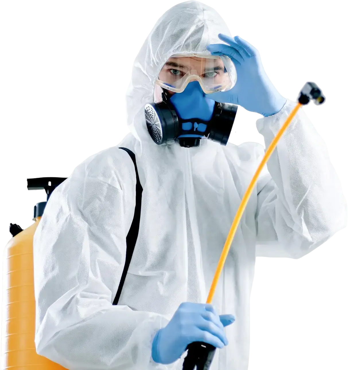Pest control professional